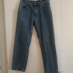 Light blue Wrangler men's jeans.
